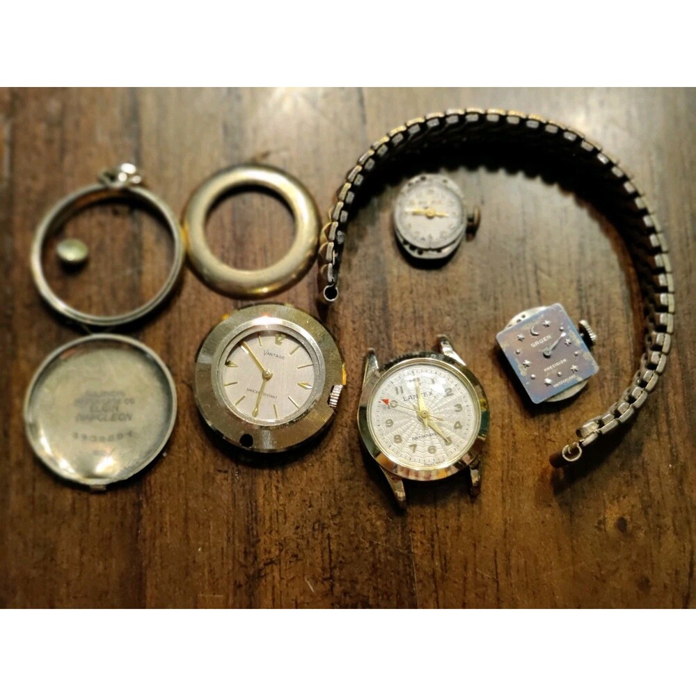 Elgin Napoleon Watch For Parts Gruen Lantex Vantage Parts